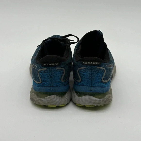 ASICS GEL-NIMBUS 24 Size 11‎ Men\'s Black/Lake Drive Running Shoes
